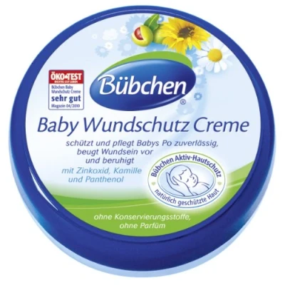 Abbildung von Bübchen Blaue Line Baby Wundschutz Creme, 2er Pack (2 x 150 ml)