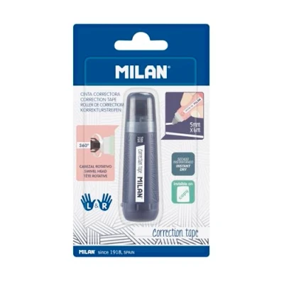 Abbildung von MILAN Blister Korrekturband, zylindrisch, 5 mm x 6 m, Serie 1918