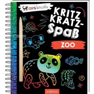 Abbildung von Kritzkratz Zoo: Kreativer Kratzelspaß mit Malideen und Holzstift für Kinder ab 5 Jahren