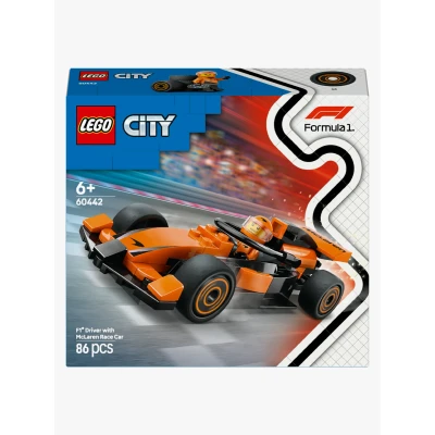 Abbildung von 60442 City F1 Rennfahrer mit McLaren Rennauto, Konstruktionsspielzeug