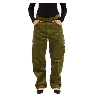 Abbildung von G Star 3D Boyfriend Cargohose, Damen, Größe: 26, Dark olive