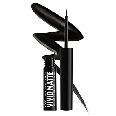 Abbildung von Nyx Professional Makeup Vivid Matte Liquid Liner Eyeliner Black, Damen, Größe: 2 ml, Black