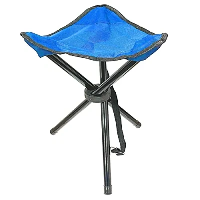 Abbildung von HAC24 Campinghocker Camping Hocker Falthocker Angelhocker Campingstuhl Dreibeinhocker, bis 80 kg inkl. Tragegurt und Klettverschluss