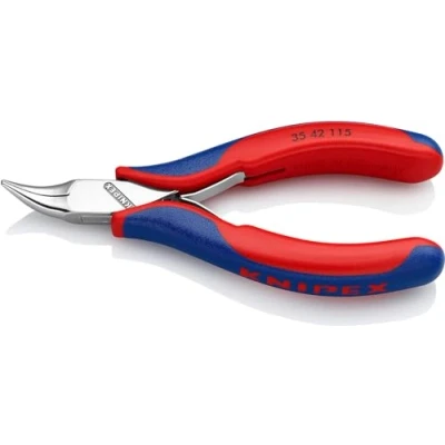 Abbildung von KNIPEX Elektronik Greifzange spiegelpoliert mit Mehrkomponenten Hüllen 115 mm (35 42 SB)