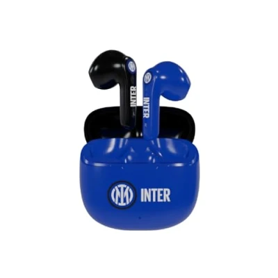 Abbildung von Inter Techmade, kabellose In Ear Kopfhörer, mit Ladebox, Schwarz/Hellblau