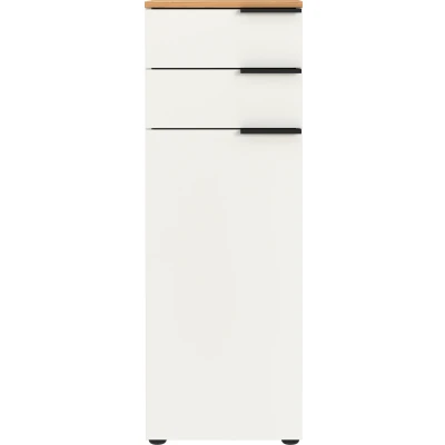 Abbildung von andas Midischrank &quot;Majtum Schubladen und Tür mit Soft Close Funktion&quot;, Höhe 112 cm, widerstandsfähige Oberfläche, Made in Germany