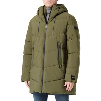 Abbildung von bugatti Wintermantel, Herren, Größe: 48, Green