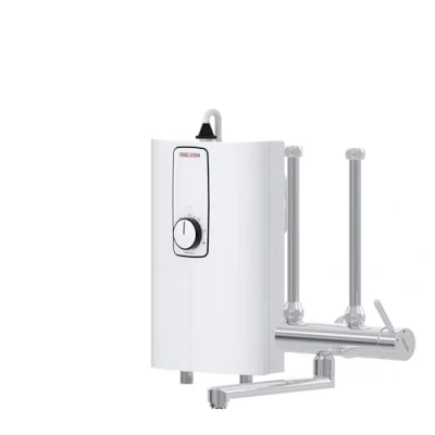Abbildung von STIEBEL ELTRON Kompakt Durchlauferhitzer &quot;DCE 11/13 H&quot;, 3i Technologie für konstante Warmwassertemperatur, inkl. MEKD Armatur