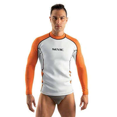 Abbildung von Seac Fit Long, 2 mm Neopren Langarmshirt, ideal als Tauchunterwäsche oder Rash Guard zum Surfen und Schwimmen