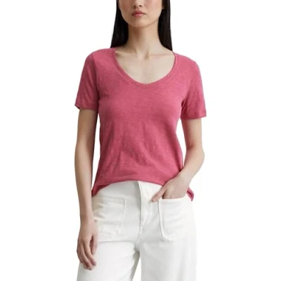 Abbildung von Marc O&#039;Polo Short Sleeve Tshirt basic, Damen, Größe: Medium, Blushed pink