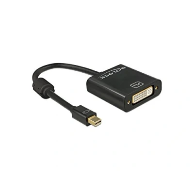 Abbildung von Delock DisplayPort 1.2 Stecker DVI 24+5 Buchse 4K schwarz mini