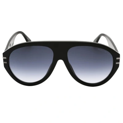 Abbildung von MARC Jacobs Herren 747/S ANS/9O Gläser SONNENBRILLEN Acetat Schwarz Grau Pilot Schattiert