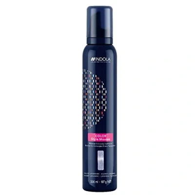 Abbildung von Indola Color Style Mousse Silver Lavender 200ml Aloe