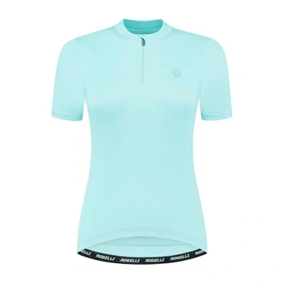 Abbildung von Rogelli Core Radtrikot Damen Fahrradtrikot Kurzarm Hellblau Größe L