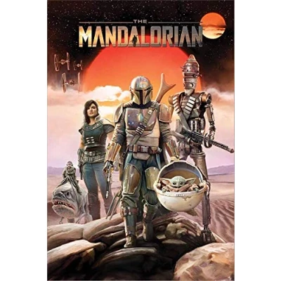 Abbildung von Pyramid Star Wars The Mandalorian Group Unisex Poster Multicolor Papier 61 x 91,5 cm Fan Merch, TV Serien
