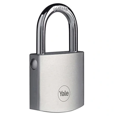 Abbildung von YALE Y120B/40/125/1 Vorhängeschloss 40 mm Silber Schlüsselschloss (Y120B/40/125/1)