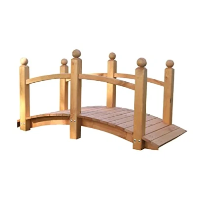 Abbildung von promadino Zierbrücke &quot;Luise&quot;, BxTxH: 63x128x69cm, aus FSC zertifiziertem Holz