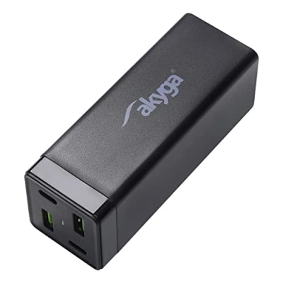 Abbildung von Akyga USB Power Adapter Charge Brick AK CH 17 65W 2X A + C QC4+ PD 5 20V / 1.5 3.25A
