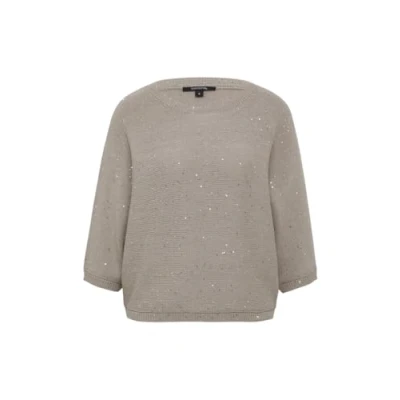Abbildung von comma Strickpullover, Damen, Größe: 38, Beige