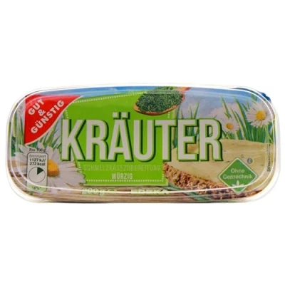 Abbildung von Gut &amp; Günstig Schmelzkäsezubereitun Kräuter, 10er Pack (10 x 200g)