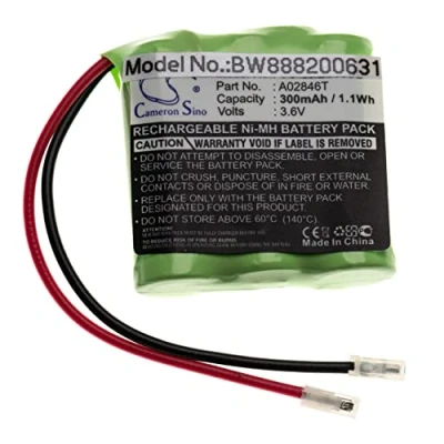 Abbildung von vhbw Akku für Diverse Geräte (300mAh, 3,6V, NiMH) 3X Zellen Typ 2/3 AAA, Micro