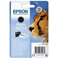 Abbildung von Twin pack! Epson T0711 schwarz tintenpatrone 7ml C13T07114H10 original