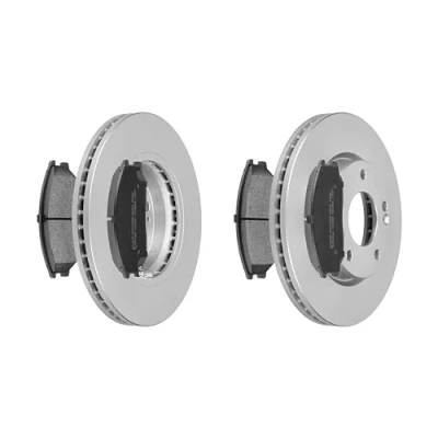 Abbildung von F.BECKER_LINE BREMSSCHEIBEN Ø276MM + BREMSBELÄGE VORNE FÜR HYUNDAI TRAJET