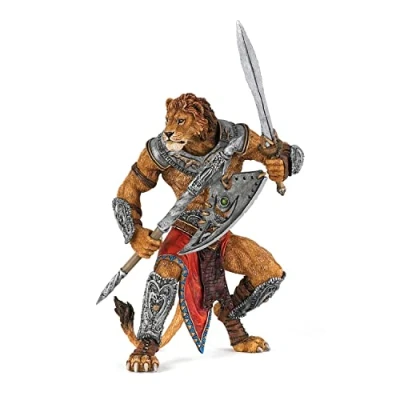 Abbildung von Papo Handbemalt Figuren Mittelalter Fantasy Löwenmutant 38945 Sammelbar für Kinder Geeignet Jungen und Mädchen Ab 3 Jahren, 1 Stück