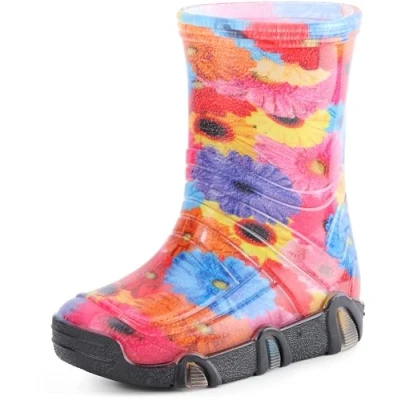 Abbildung von Ladeheid Kinder Mädchen Jungen Gummistiefel SwkBW2020 (Muster 57, 29/30 EU)