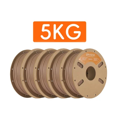 Abbildung von ERYONE 5KG Promotion Holz PLA Filament Licht/Tiefe Farbe (/2,2lbs) 1,75mm Für FDM 3D Drucker Hohe Qualität Kostenloser Schnelle Lieferung