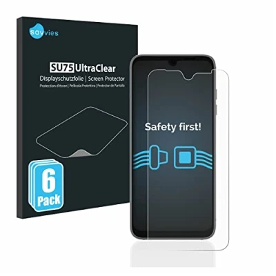 Abbildung von Savvies 6 Stück Schutzfolie für Fairphone 4 Displayschutz Folie Ultra Transparent