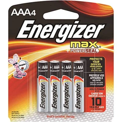 Abbildung von Energizer MAX Alkaline Batterien, AAA, 4 Batterien/Pack Einzelpäckchen, 1 Stück Dependable, kraftvolle Leistung.