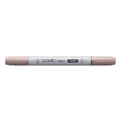 Abbildung von COPIC Ciao Marker Typ V 95, Light Grape, vielseitiger Layoutmarker, mit einer mittelbreiten und Brush Spitze