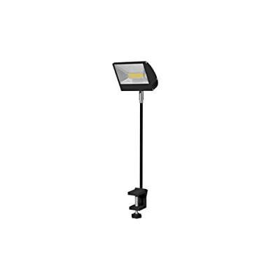 Abbildung von EUROLITE LED KKL 30 Fluter 4100K schwarz W an Auslegerarm mit Schraubklemme zur Befestigung