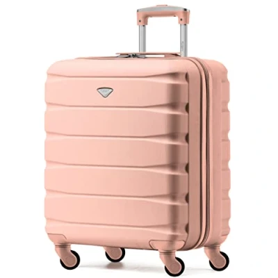 Abbildung von Flight Knight Leichte 4 Rad ABS Hartschalenkoffer, Handgepack, zugelassen fur Fluggesellschaften, einschließlich British Airways, und maximale große easyJet, Handgepacktasche 56x45x25 cm