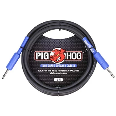 Abbildung von Pig Hog PHSC10 Hochleistungs Lautsprecherkabel, 14 Gauge, 9,2 mm, 3 m