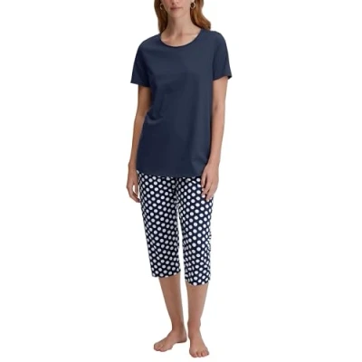 Abbildung von Calida Fruity Dreams SET Pyjama, Damen, Größe: 44/46, Peacoat blue