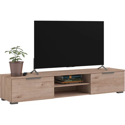 Abbildung von Home affaire TV Board &quot;Match, Möbel, Fernsehtisch, Unit, Media Sideboard,&quot;, mit 2 Schubladen und 1 offenen Fach, Breite 172,7 cm, Höhe 33 cm