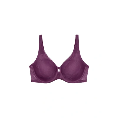 Abbildung von Triumph Women&#039;s Wild Rose Sensation W01 Bra, Flower Purple, 80E