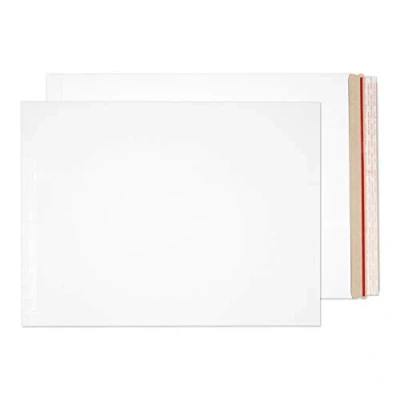 Abbildung von Blake Purely Packaging PPA18 RS Vollpapptaschen Versandtasche Haftklebung Weiß Pappe 350g/m² 508 x 381 mm 100 Stück