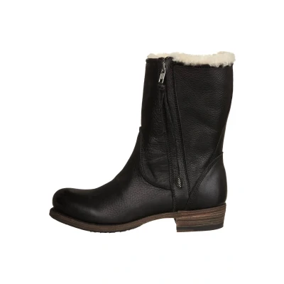 Abbildung von Blackstone Cowboy/Bikerboot, Damen, Größe: 38, Black Schuhe