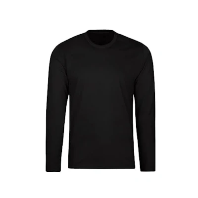 Abbildung von Trigema Damen 536501 Langarmshirt, Schwarz (Schwarz 008), XXXL