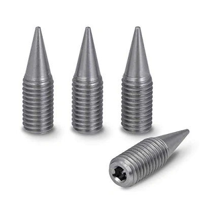 Abbildung von PrecisionGeek Lautsprecher Spikes M10 für HiFi, Edelstahl, Länge 35mm und Innensechskant 4 Stück