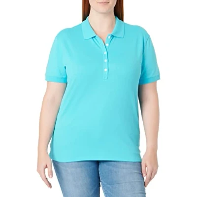 Abbildung von TRIGEMA Poloshirt mit Kristallsteinen (1 tlg)