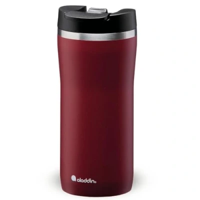Abbildung von Aladdin Barista Mocca Thermavac Leak Lock Edelstahl Thermobecher 0.35L Burgundy Red Auslaufsicherer Becher Kaffeebecher To Go Thermo Hält 3 Stunden Heiß BPA Frei Spülmaschinenfest