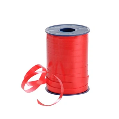 Abbildung von C.E. PATTBERG Geschenkband rot, 250 Meter Ringelband 10 mm zum Basteln, Dekorieren &amp; Verpacken von Geschenken zu jedem Anlass