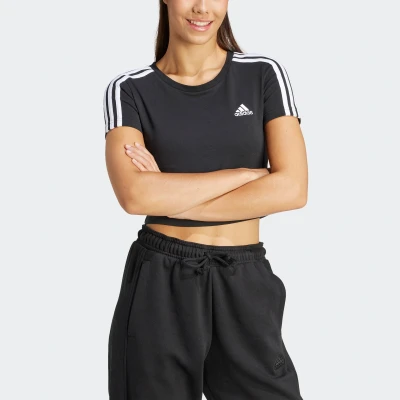Abbildung von adidas Sportswear Essentials Sport Tshirt, Damen, Größe: XL, Black/white