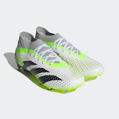 Abbildung von adidas Performance Predator Accuracy 2 FG Fußballschuh Nocken, Herren, Größe: 48, Footwear white/core black/lucid lemon Schuhe