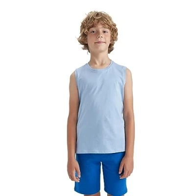 Abbildung von DeFacto Jungen B0669a8 T Shirt, Blau, 8 9 Jahre EU