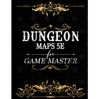 Abbildung von Dungeon Maps 5e for Game Master : DnD 50 Grid Tabletop Fantasy TTRPG Role Playing RPG Games: